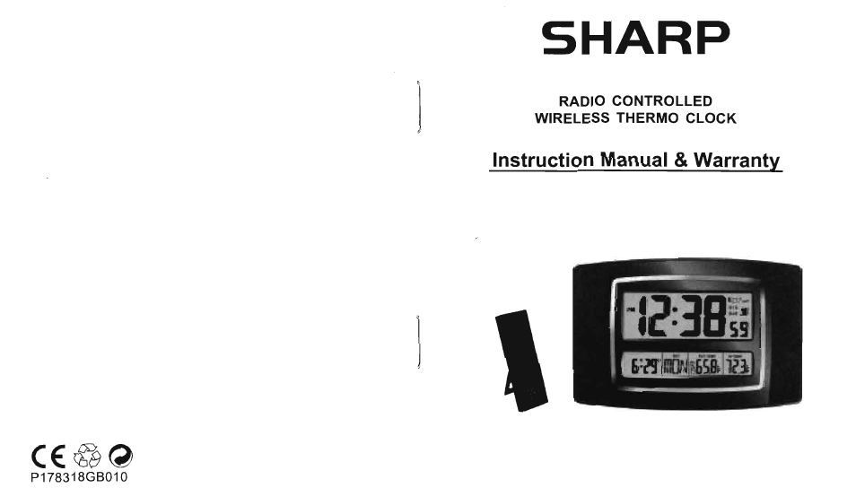 sharp alarm clocks manual